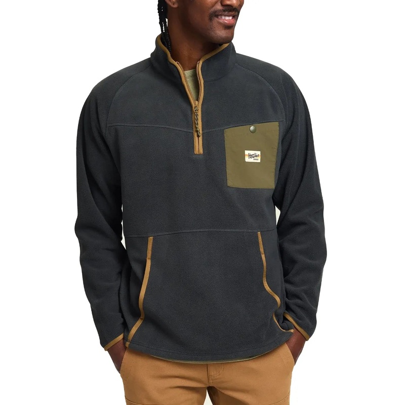 Howler Brothers Free Range Fleece Pullover Antique Black M