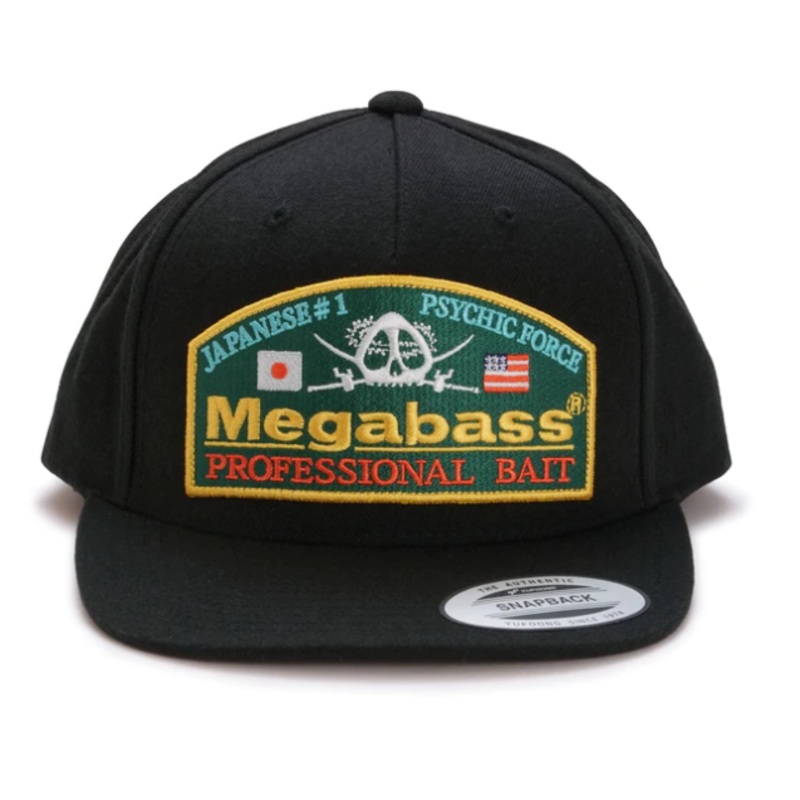 Megabass Psychic Snapback Hat Black