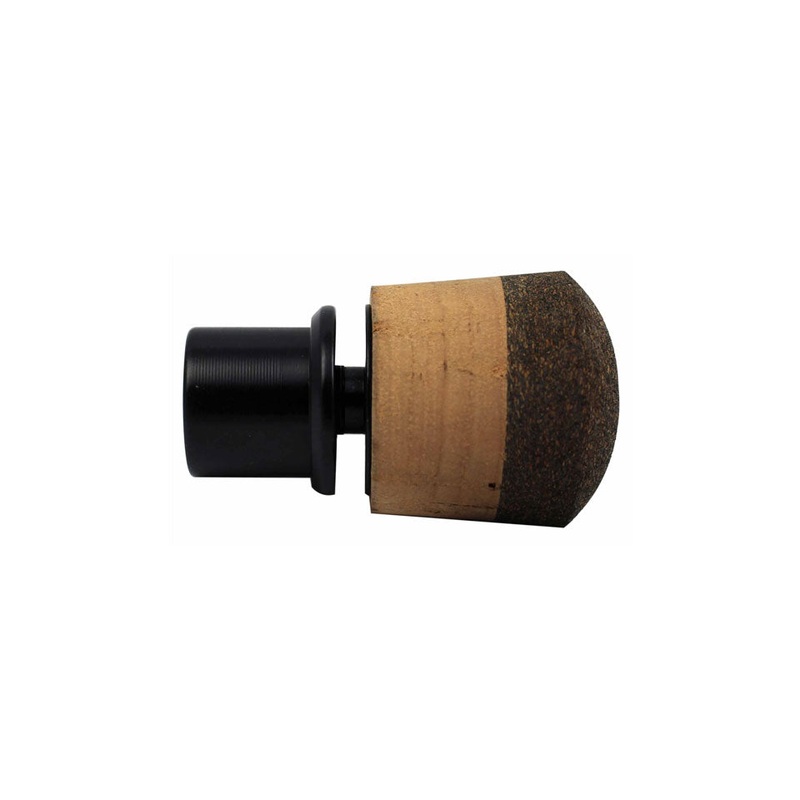 REC 1-inch Removable Fighting Butt 1.0RCR Black LS