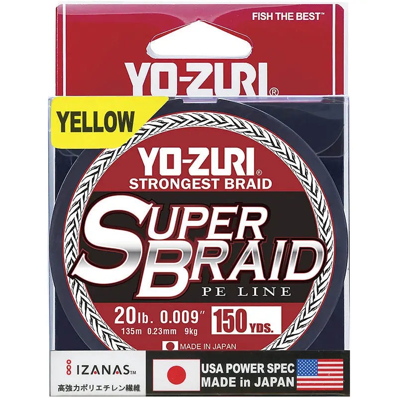 Yo-Zuri Superbraid Line 150yd Spools “Dark Green” 50lb