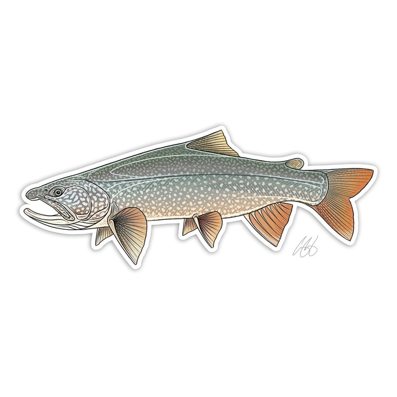 Casey Underwood Lake Trout Decal Sticker