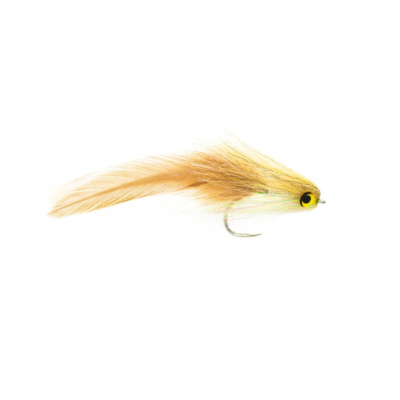 Montana Fly Company’s Shaughnessy’s Nyacca Baitfish -Tan/Cotton Candy (3-Pack) #2/0 Tan / Cotton Candy