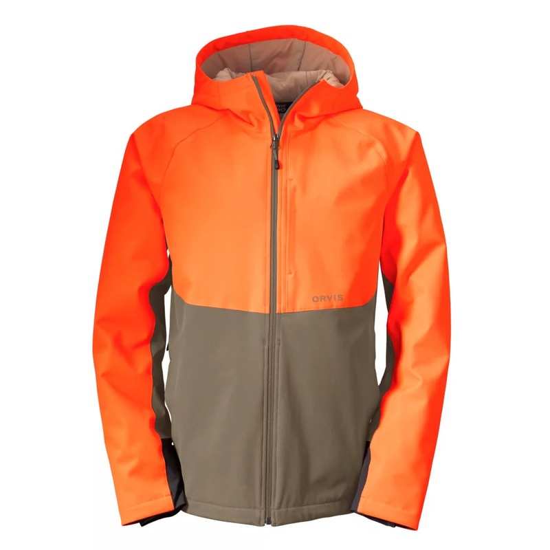 Orvis Pro HD Softshell Hoodie Blaze/Tarmac S