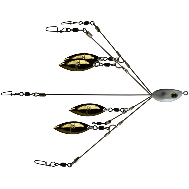 Picasso Bait Ball Junior Shad – Gold Blade 6.75″