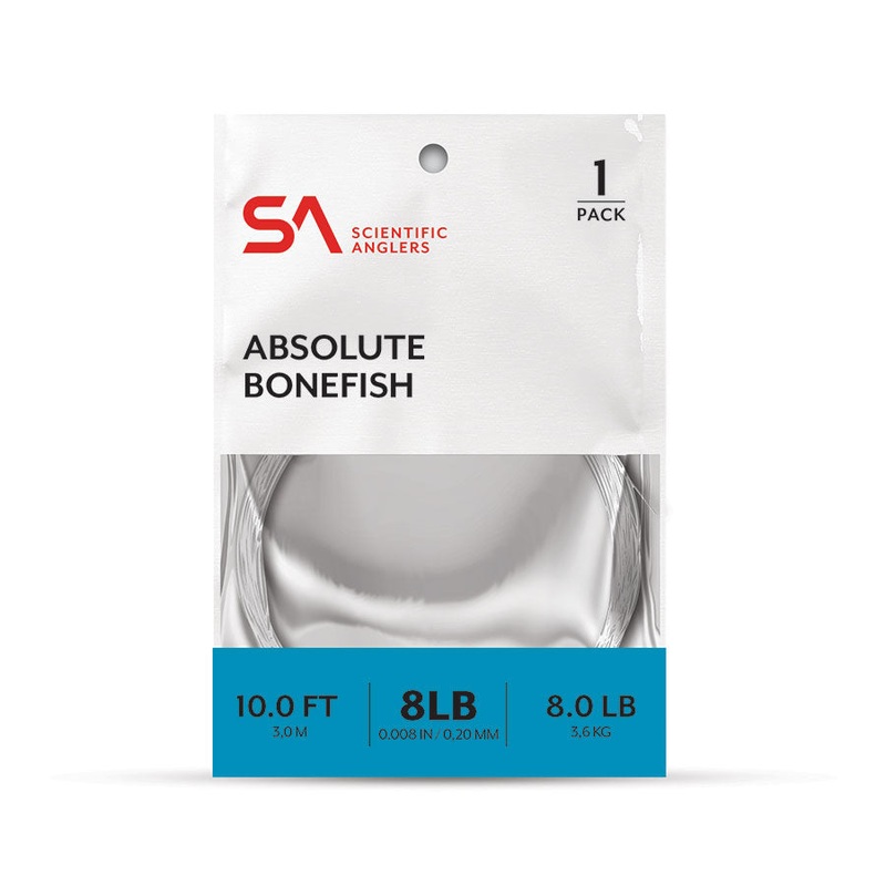 Scientific Anglers Absolute Bonefish Leader 1-Pack 10′ 8lb