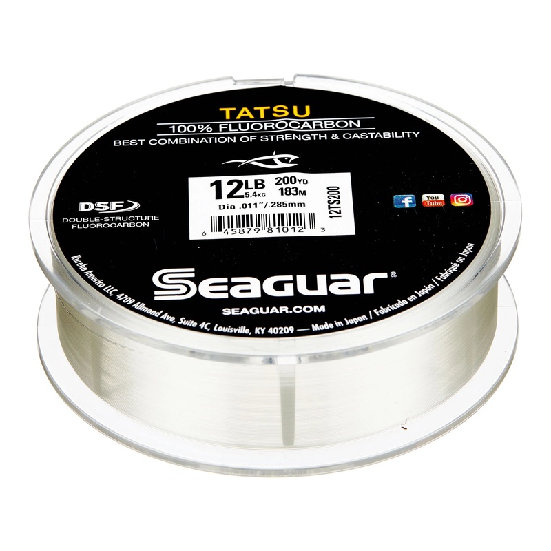 Seaguar Tatsu 100% Fluorocarbon Fishing Line 200yd 8lb