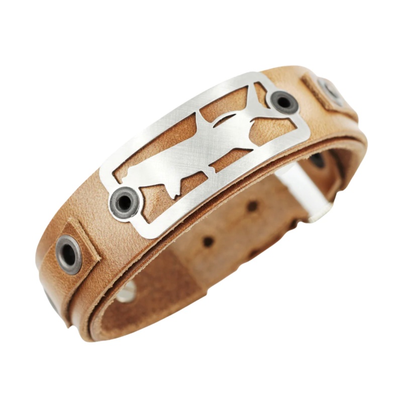 Sight Line Provisions Tarpon Horween Brown Bracelet
