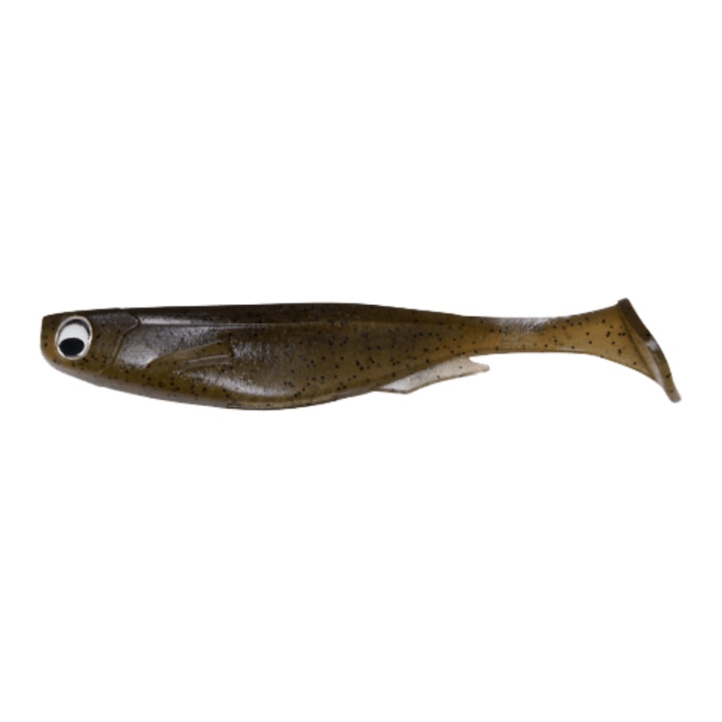 SPARK SHAD SWIMBAIT 5PK – 4″ 4IN GRN PUMPKIN