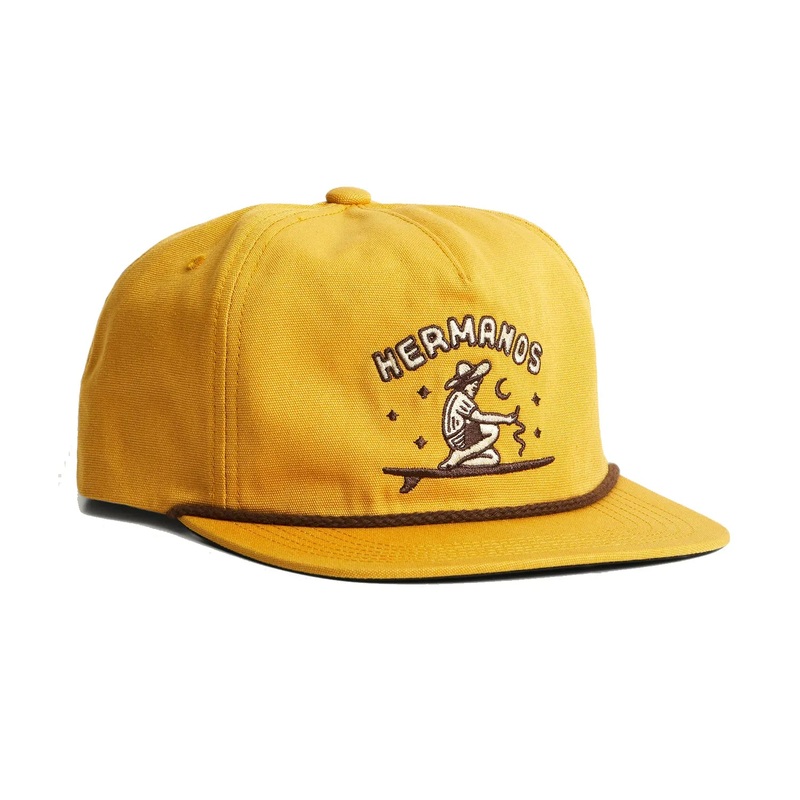 Howler Brothers Unstructured Snapback Hats Something Fishy : Khaki One Size