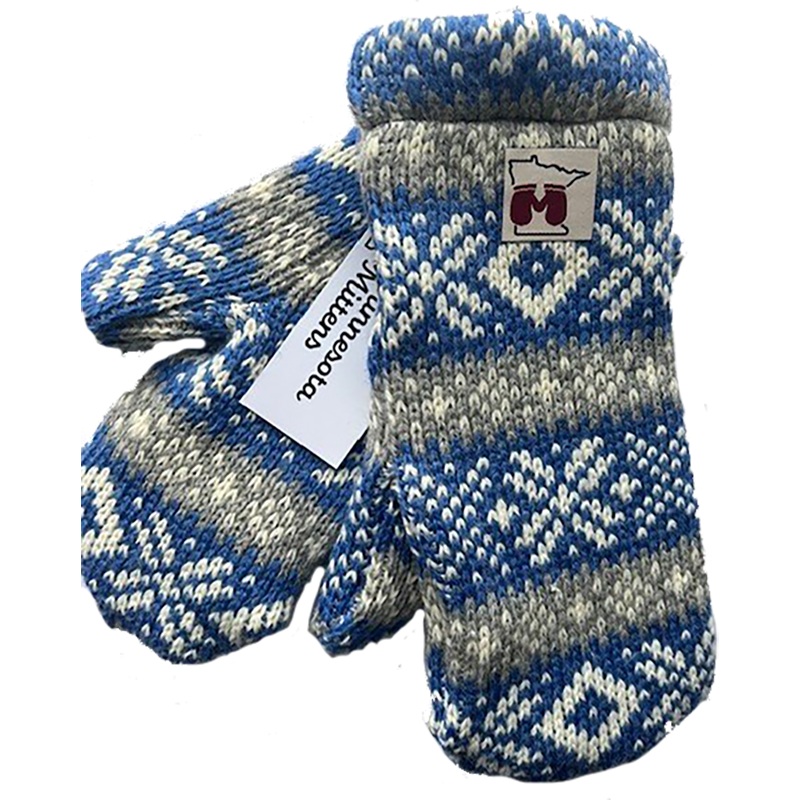 MINNESOTA MITTENS WOOL FLEECE MITTENS SM