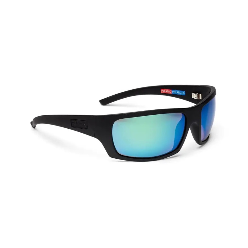 PELAGIC THE MACK GLASS POLARIZED SUNGLASSES BLUE FADE BLUE