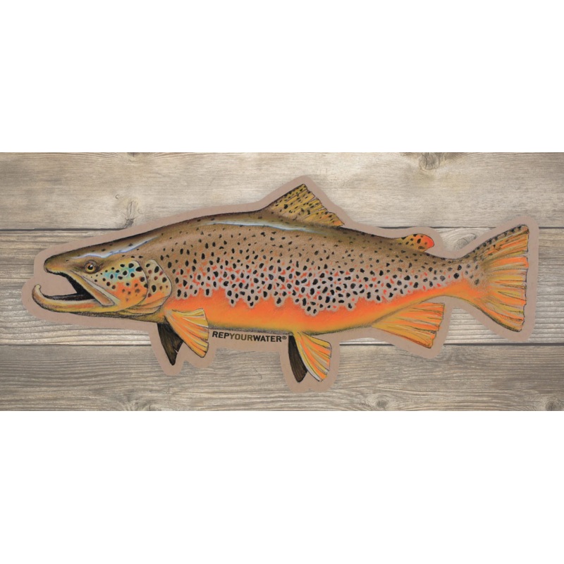 Rep Your Water – Big Dog Brown Artist’s Reserve Sticker