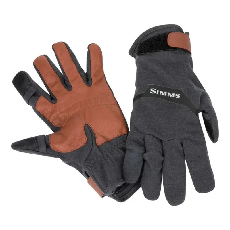 Simms Lightweight Wool Flex Glove XS Carbon