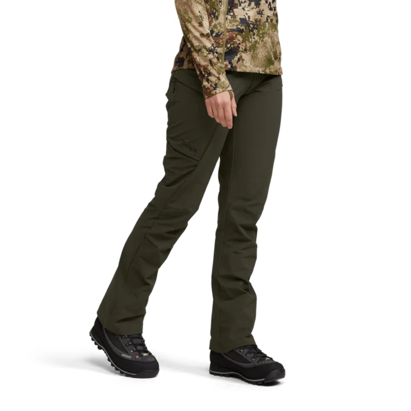 Sitka W’s Ascent Pant – Solid Color Deep Lichen 25 R