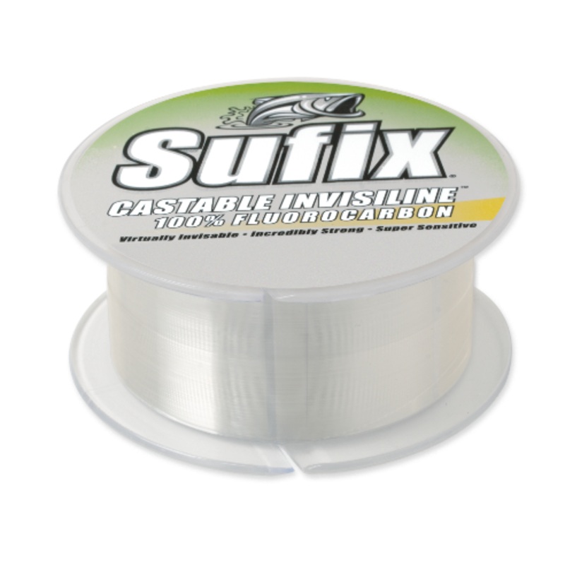 Sufix Invisiline Castable Fluorocarbon Line 100 yds “Clear” 4lb