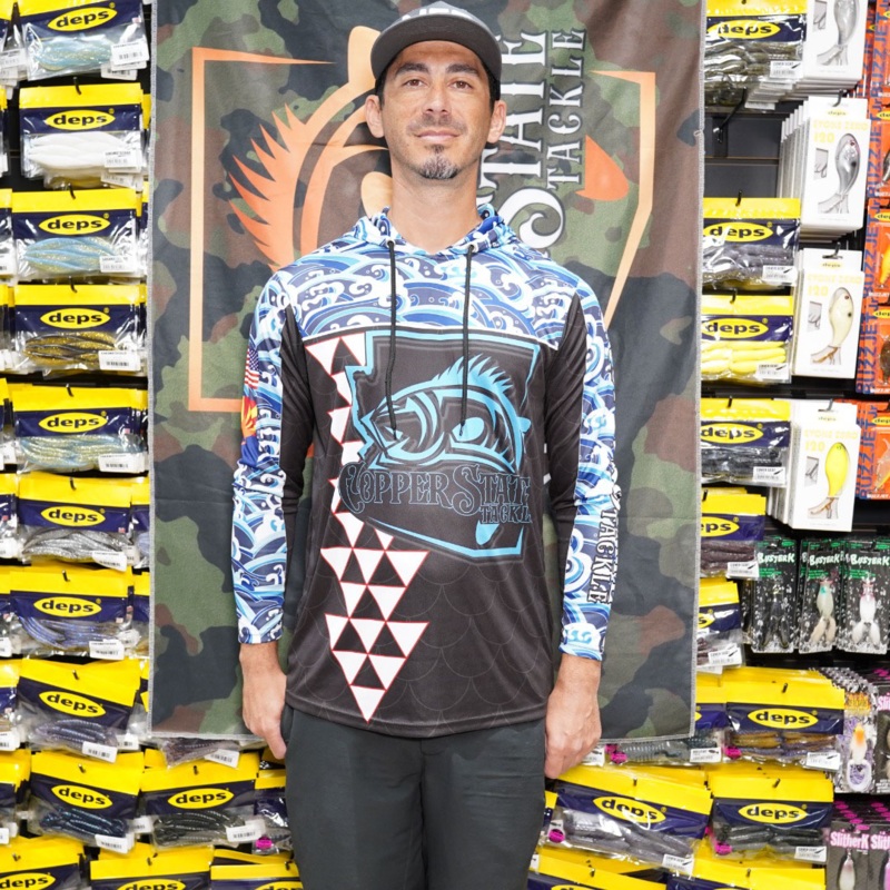 COPPERSTATE TACKLE BLUE WAVE SUN SHIRT Small