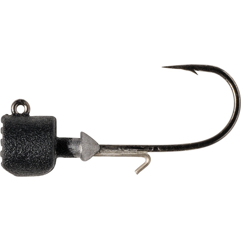 Great Lakes Finesse NED Jighead – 3 Pack Matte Black 1/4 oz – #1 hook – 3 pack