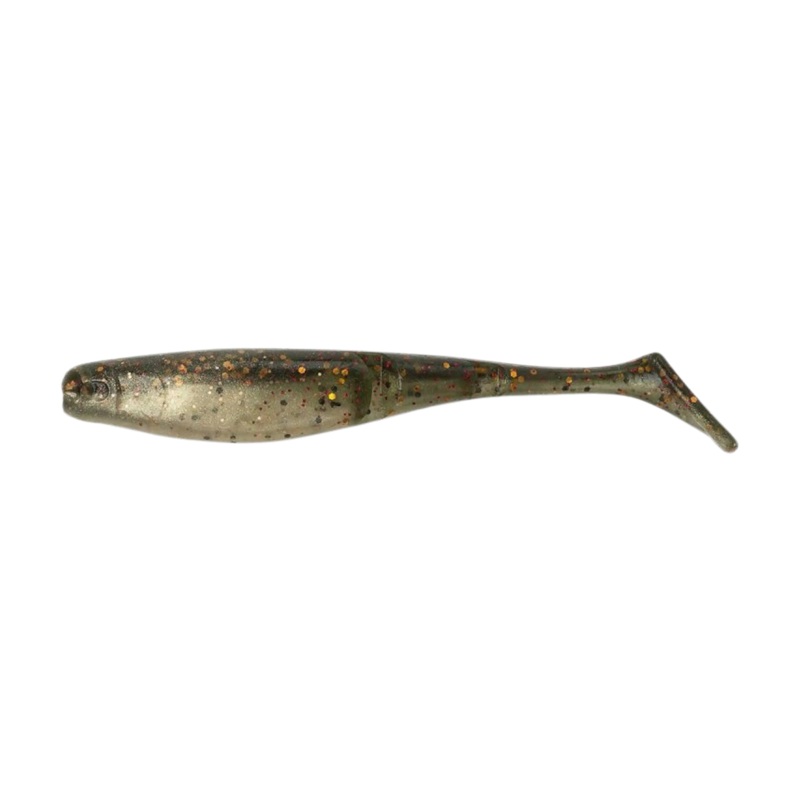 Scented PaddlerZ Swimbait Rootbeer Gold 4″ (5-Pack)