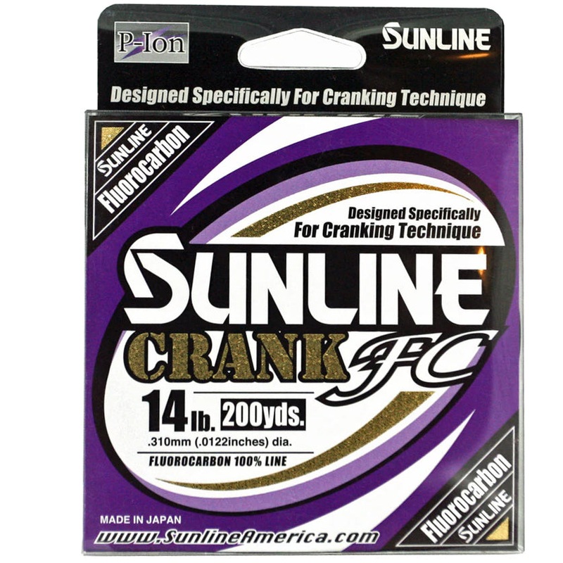 SUNLINE CRANK FC FLUOROCARBON 200 yards 8LB.