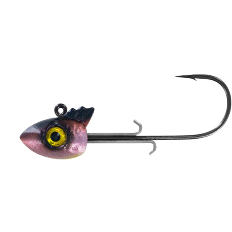 Big Bite Baits Tru-X Swimmer Heads 3/8 oz (3 Pk) Bare Shad