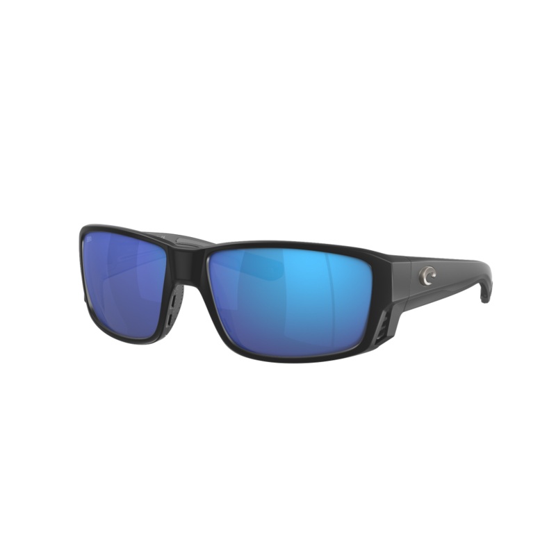 COSTA TUNA ALLEY PRO POLARIZED SUNGLASSES BLACK BLUE MIRROR GLASS (580G)