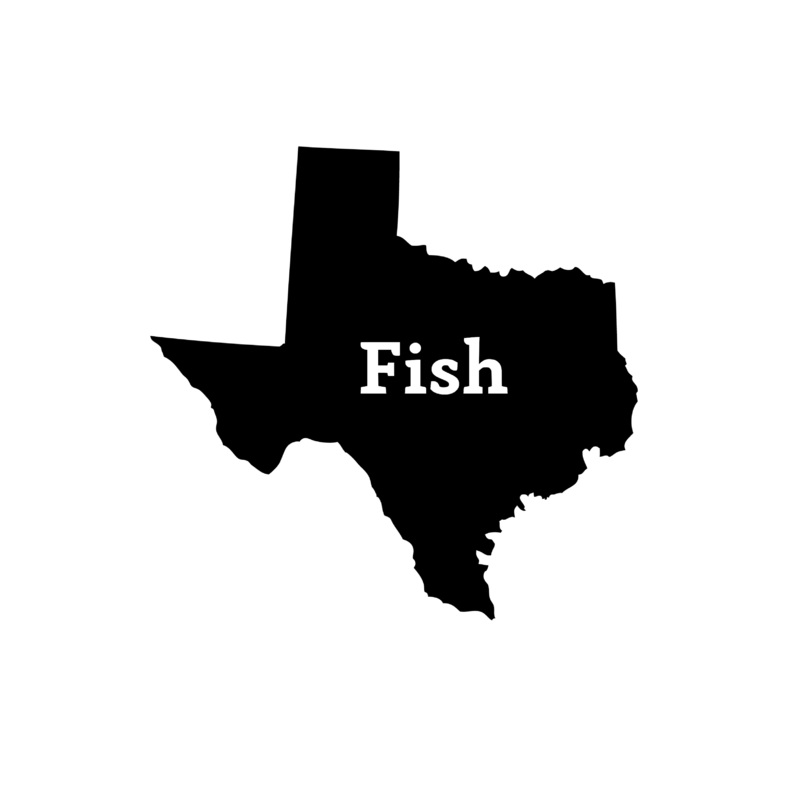 Fish Texas Decal