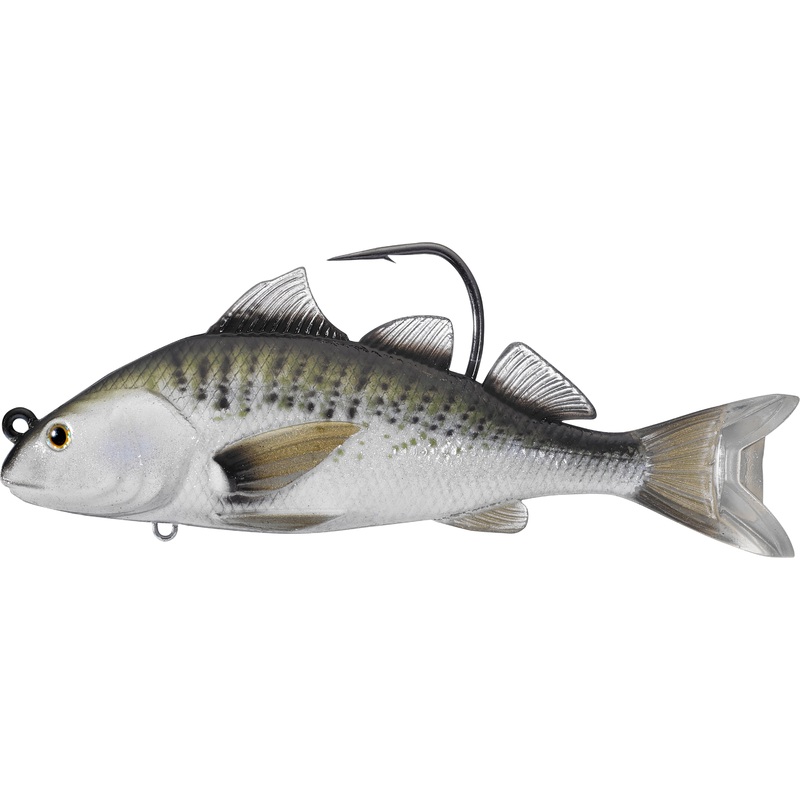 LiveTarget CRS100MS908 Croaker Swimbait 4″ 1oz Lure (Oscillator Tail),