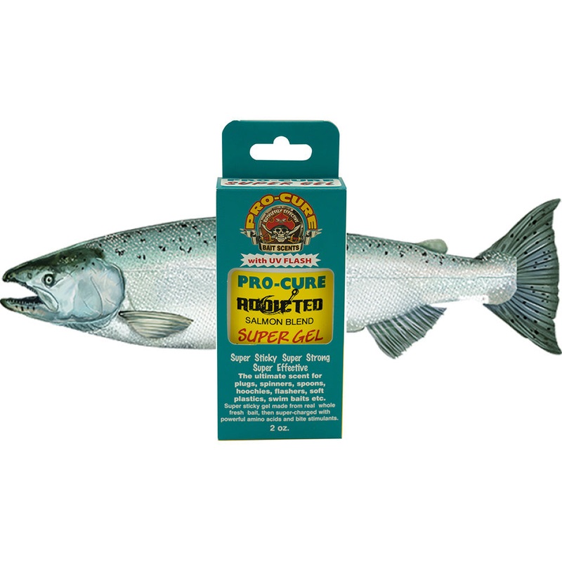Pro-Cure Salmon and Coldwater Super Gel Scents 2 oz Addicted Salmon Blend