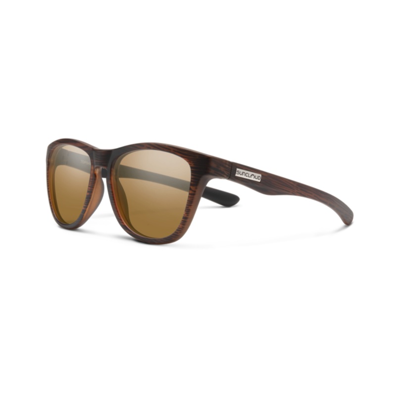 Suncloud Optics Topsail Sunglass Polarized Polycarbonate Lens Burnished Brown + Polarized Brown Lens