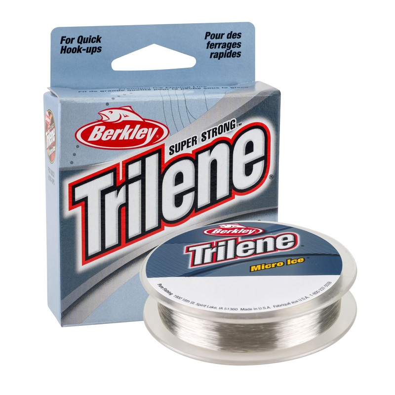 Berkley Trilene Micro Ice Monofilament 8 lb Clear Steel 110 yd
