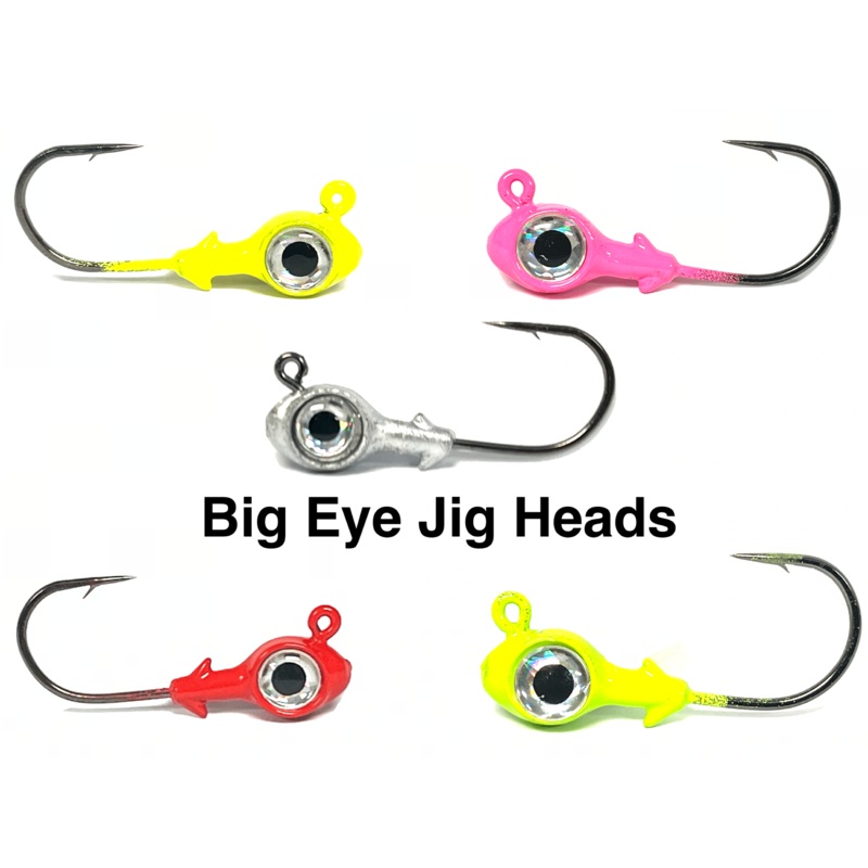 Big Eye Jig Heads 1/8oz Green Chartreuse