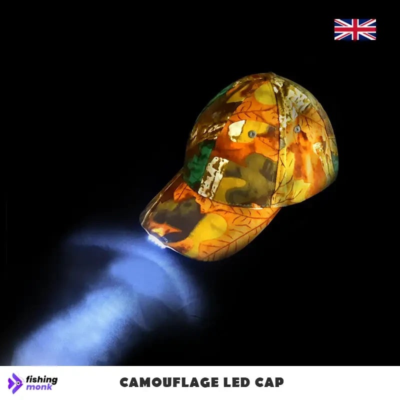 Camouflage Cap with Built in 5 LED Lamps CAP 001
