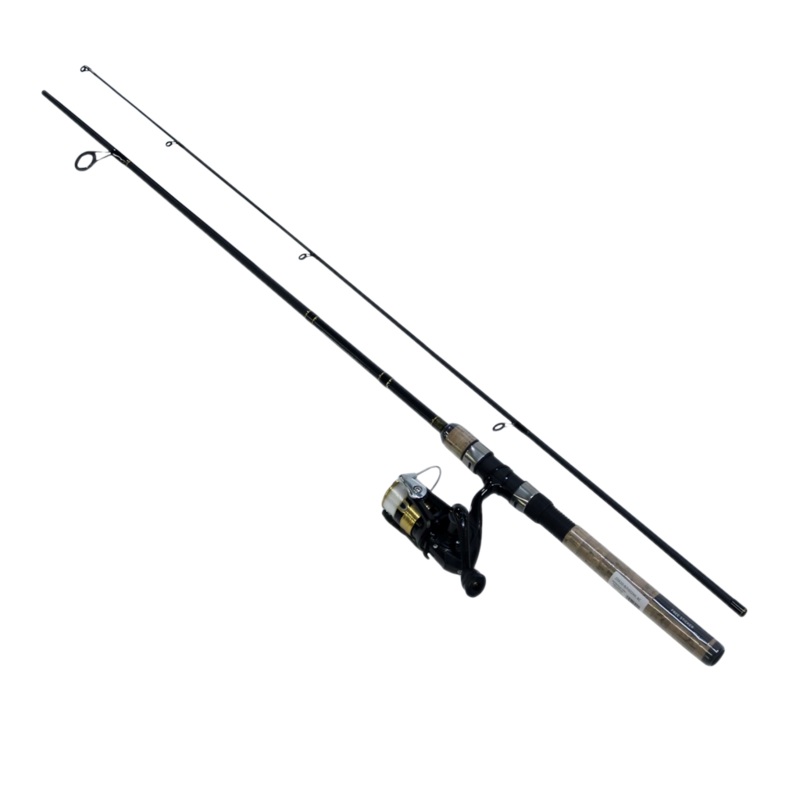 D-Shock 6’0″ Medium Light 2-Piece Pre-Spooled Freshwater Spinning Combo