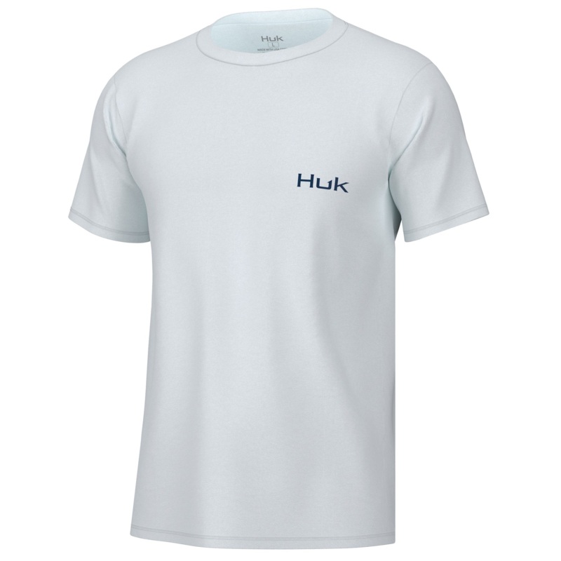 HUK KC PAINTED STRIPES TEE White Medium