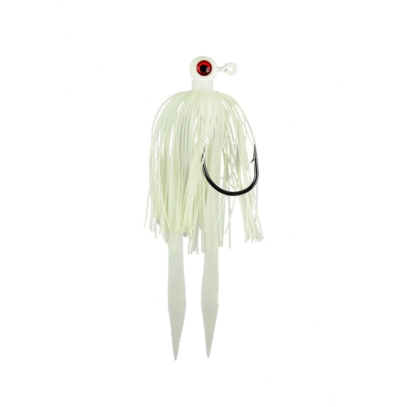 Jigging World Power Ball with Silicone Skirt Teasers Chartreuse