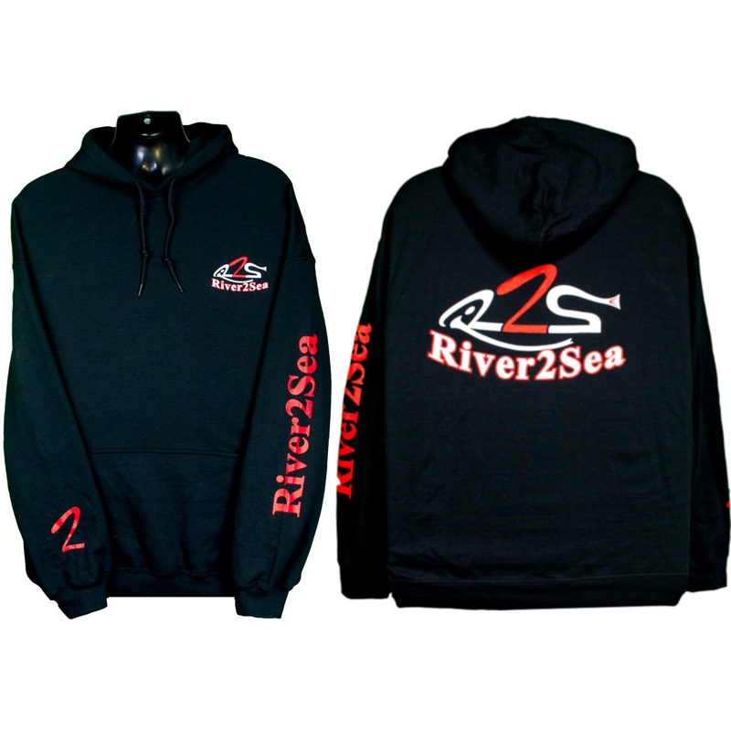 River2Sea Logo Hoodie Black Medium
