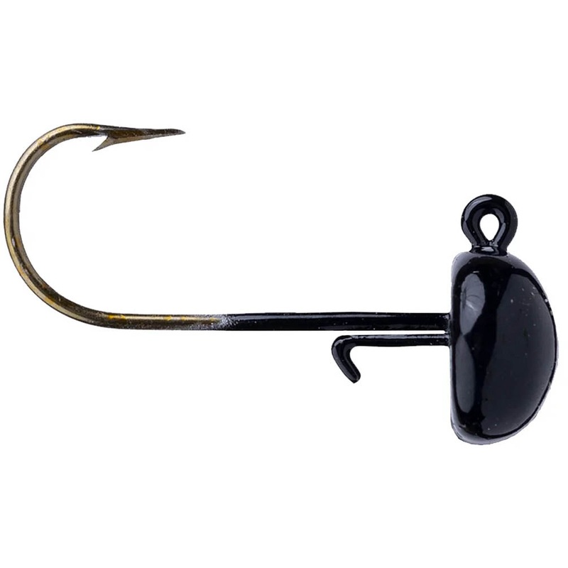 Mule Fishing Ultra-Light Finesse Jig heads 5 Pack Black 1/16 oz