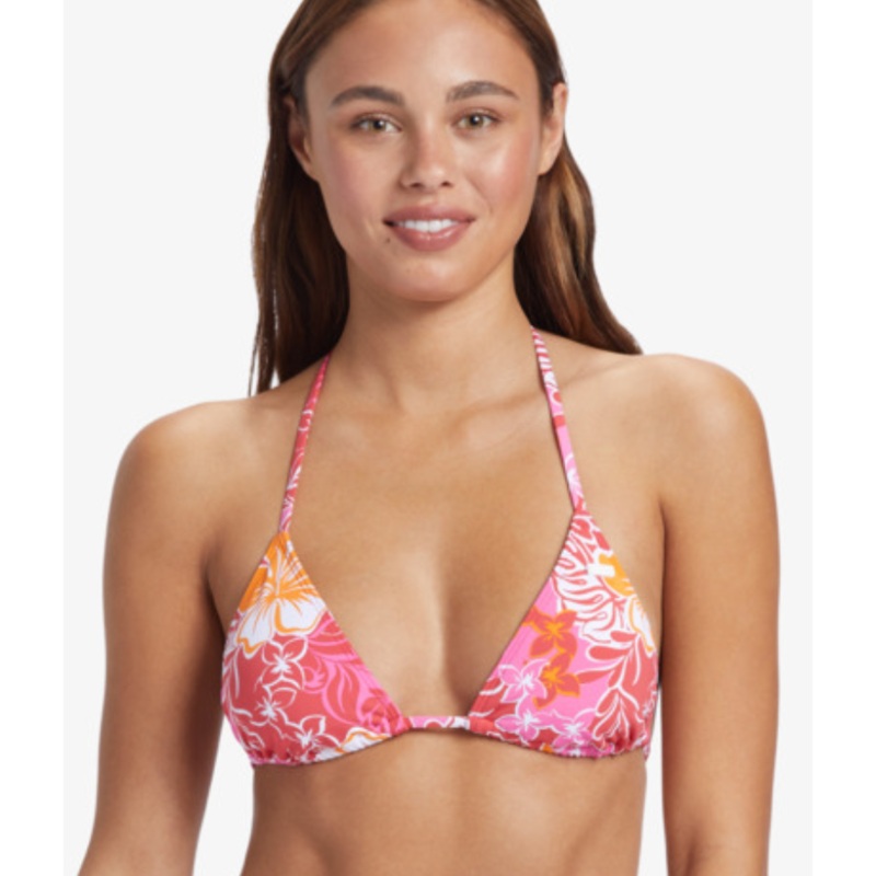 ROXY SEA SPRAY TIKI TRIANGLE BIKINI TOP HILO HIBISCUS XL
