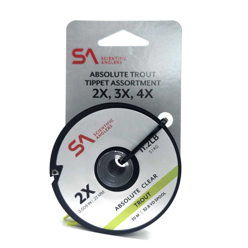 Scientific Anglers Absolute Trout Clear Tippet Assortment – 4X-6X 4X-6X