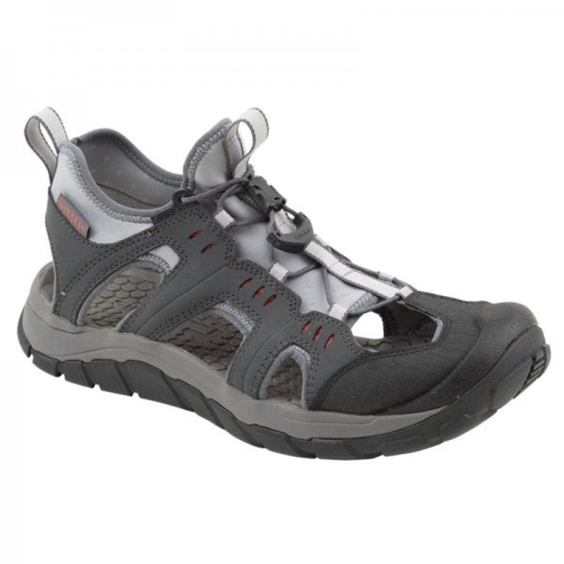 Simms – M’s Confluence Sandal – Vibram – Carbon 8.5