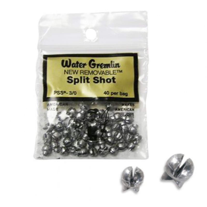 Water Gremlin Removable Split Shot Sinkers B