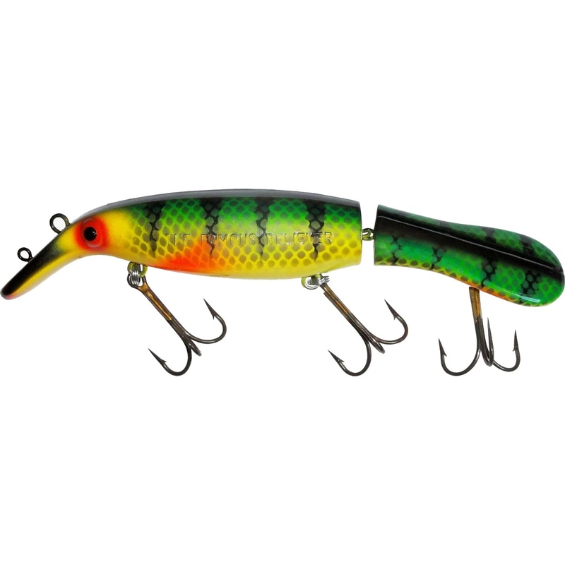 Drifter Tackle Believer Jointed Musky Crankbait Fire Tiger 10″