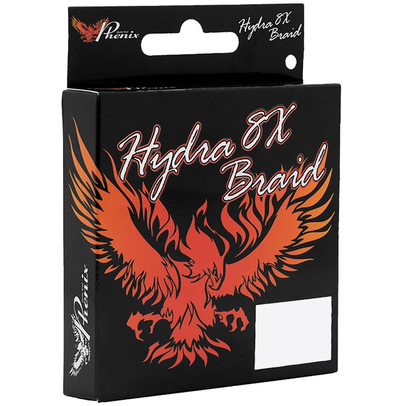 Phenix Hydra 8X Braided Line Standard Spools – High-Vis Pink Pink 8 lb – 175 yds
