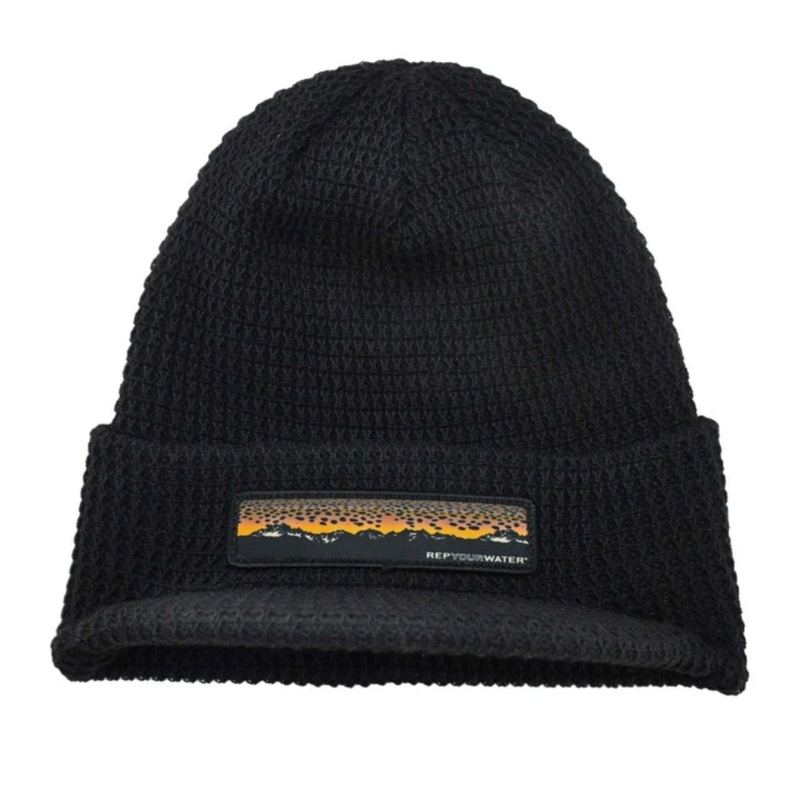 Rep Your Water – Brown Trout Mountains Brimmed Knit Hat