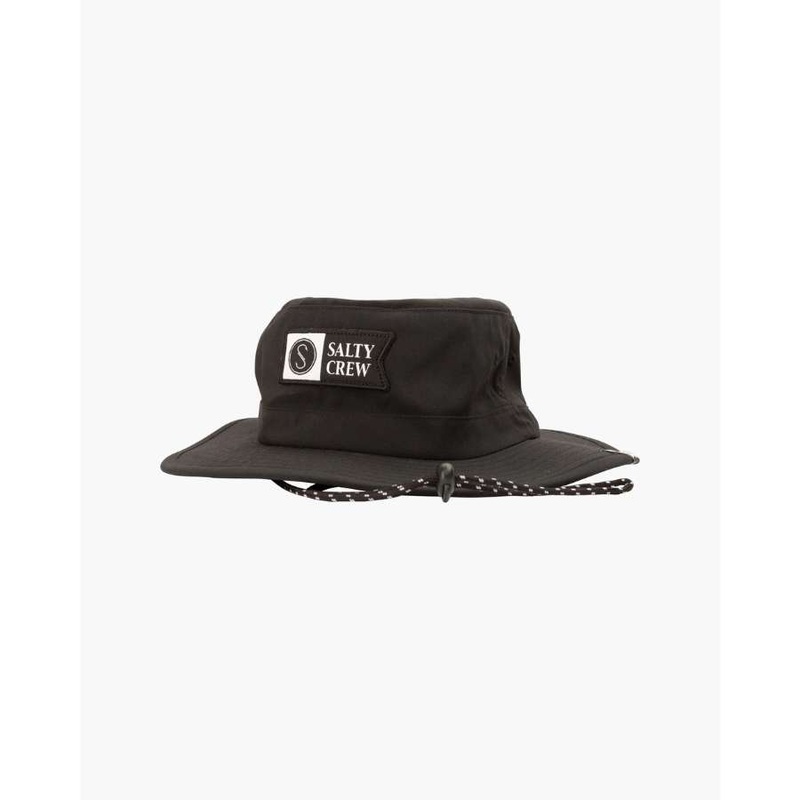 SALTY CREW ALPHA TECH BOONIE HAT BLACK