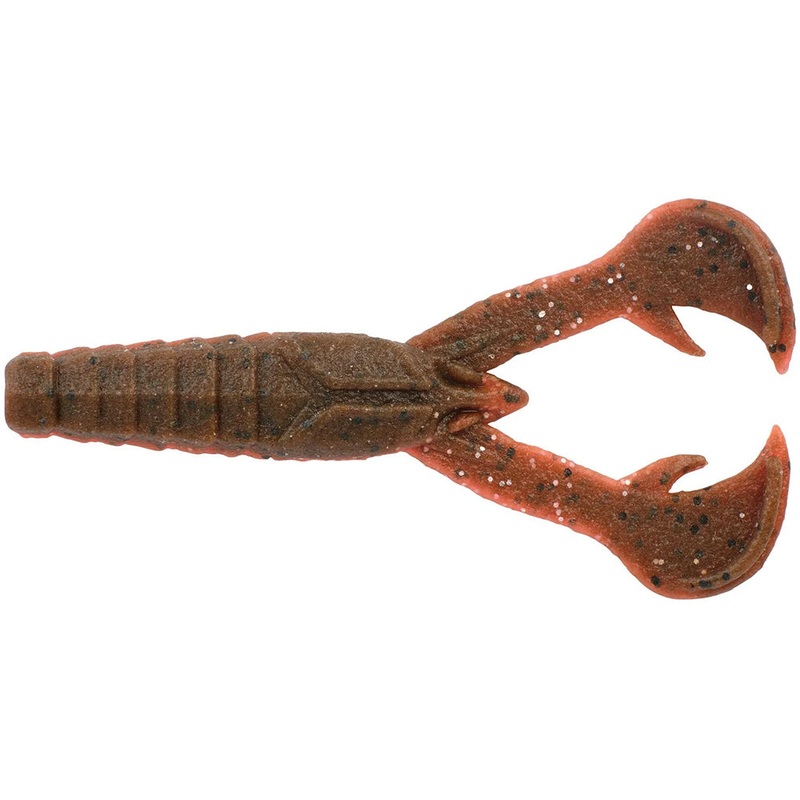 Berkley PowerBait MaxScent Crud Craw – 4 Inch Black Blue Fleck 4 in