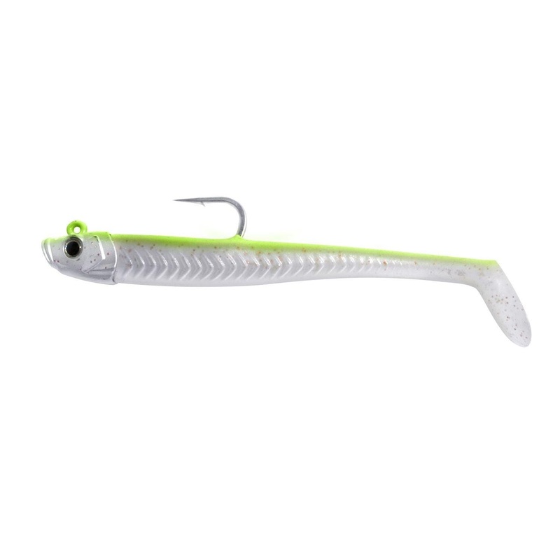 Fishlab Mad Eel Soft Swimbaits Length: 5″ – Weight: 1-1/3oz (1 jighead/2 soft bodies) Black Ice