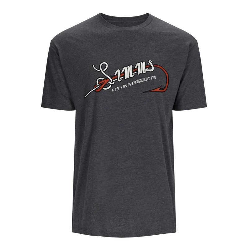 Simms Hook & Loop T-Shirt Titanium Heather S