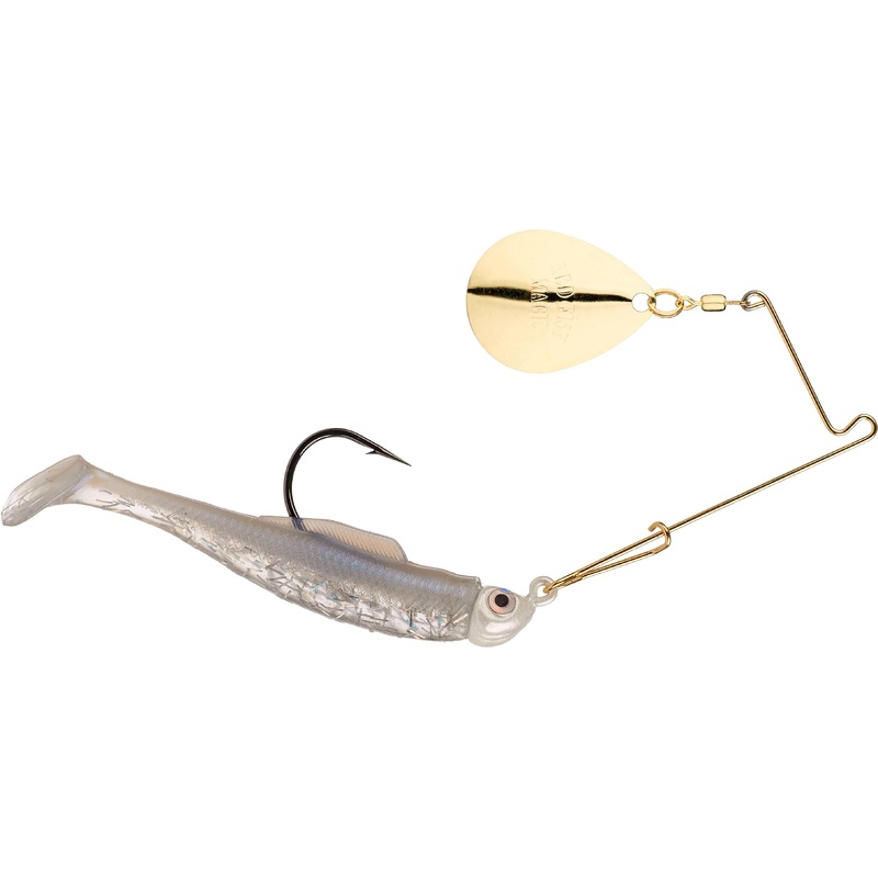 Strike King Redfish Magic Spinnerbait Avocado/Red Head 1/8 oz