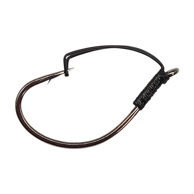 Weedless Drop Shot Hooks – Black 4